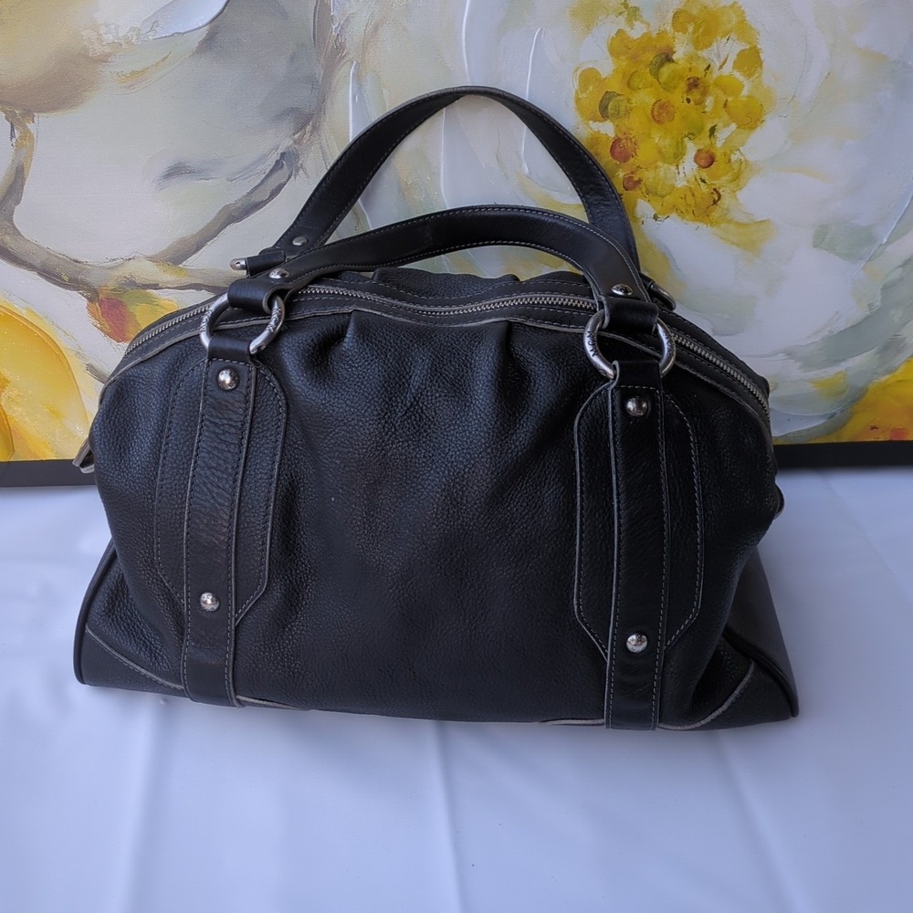 Authentic MCM Black Leather bag - Picture 5 of 16